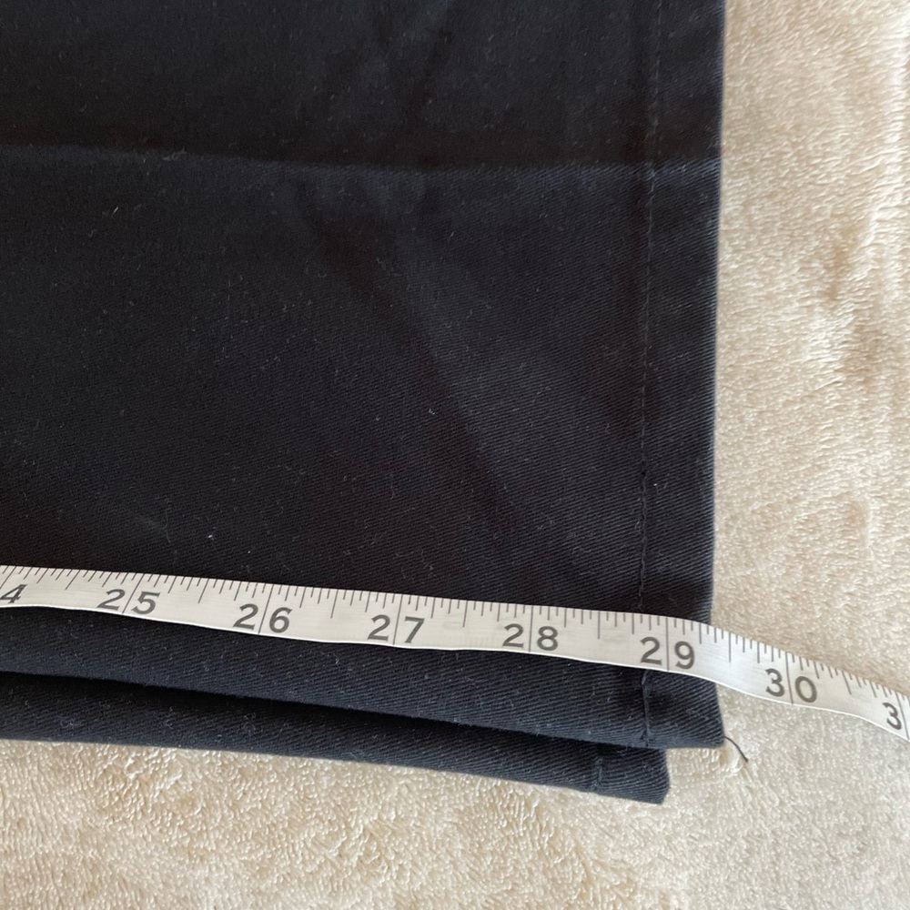 Chaps Boys Pleated Front Black School Pants - Size 16 Husky - Picture 9 of 13